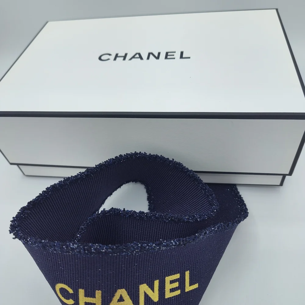 CHANEL Large Boutique Gift Box Set w/ Ribbon, Cards & Tissue | Luxe Storage